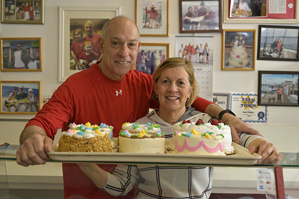 Lou Testa, back to baking with wife, Jan.
